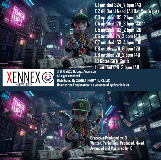 O - XENNEX album (high quality audio WAV files)